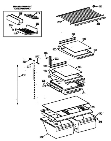 Shelves and accessories