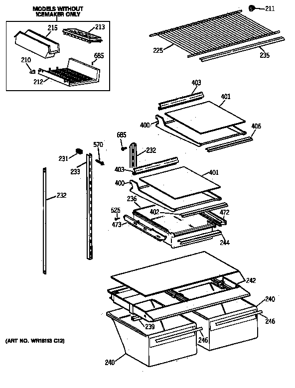 Shelves and accessories