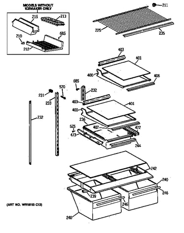 Shelves and accessories
