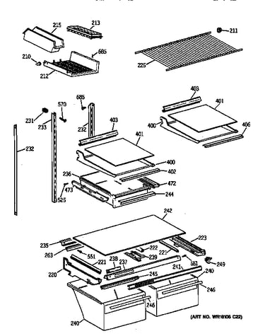 Shelves and accessories