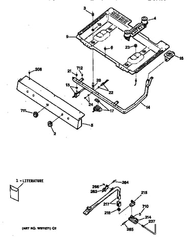 Burner section