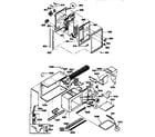 GE JGHC60GEJ3 upper control panel & oven body diagram