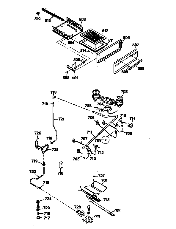 Broiler unit & gas control system