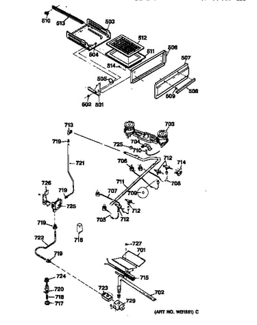 Broiler unit & gas control system