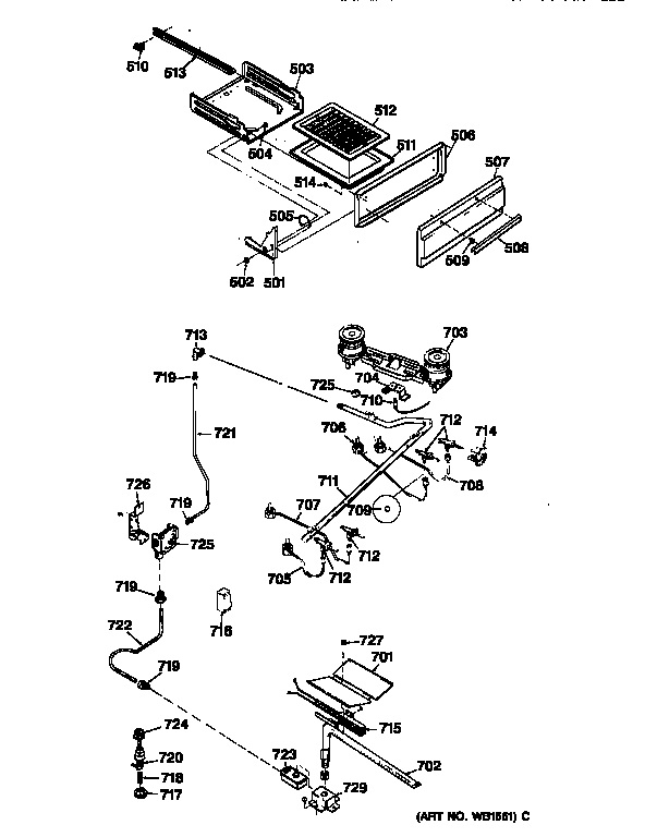 Broiler unit & gas control system