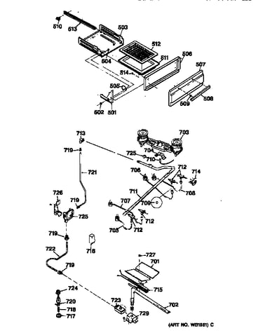 Broiler unit & gas control system
