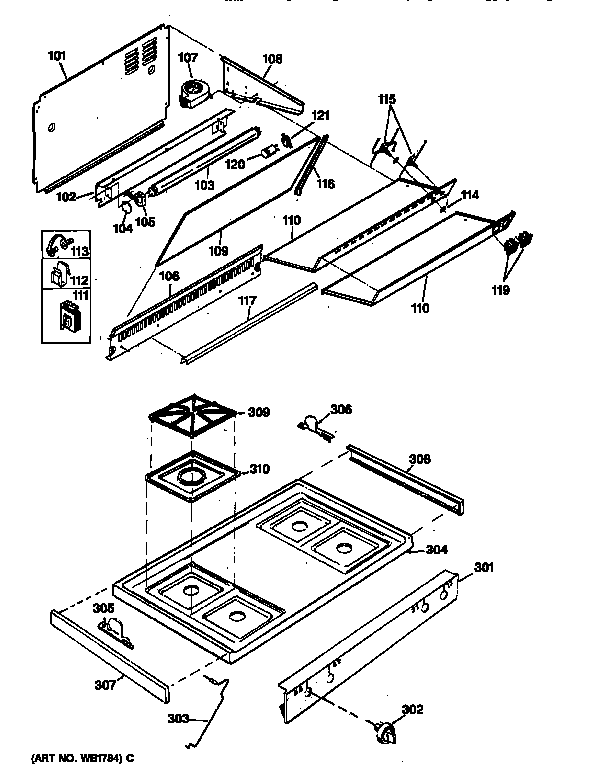 BACKSPLASH & COOKTOP