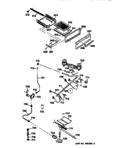 Broiler unit & gas control system
