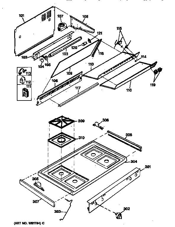 BACKSPLASH & COOKTOP