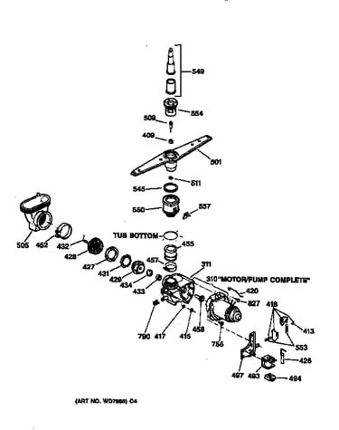 Motor-pump mechanism
