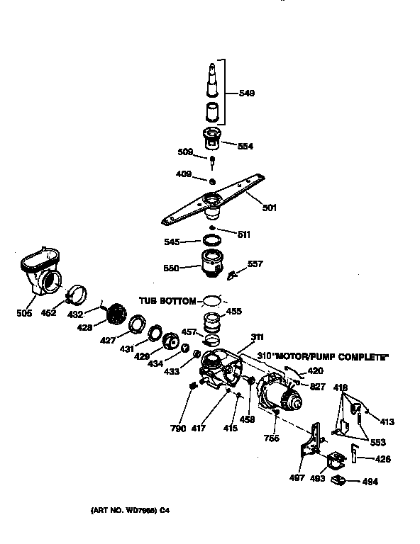 Motor-pump mechanism