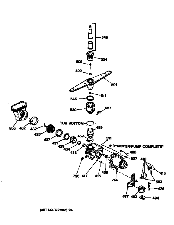 MOTOR-PUMP MECHANISM