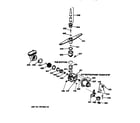 GE GSC720Y02AD motor-pump mechanism diagram
