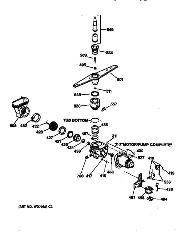 Motor-pump mechanism