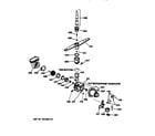 GE GSC720Y02WH motor-pump mechanism diagram