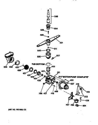 Motor-pump mechanism