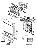 Escutcheon & door assembly