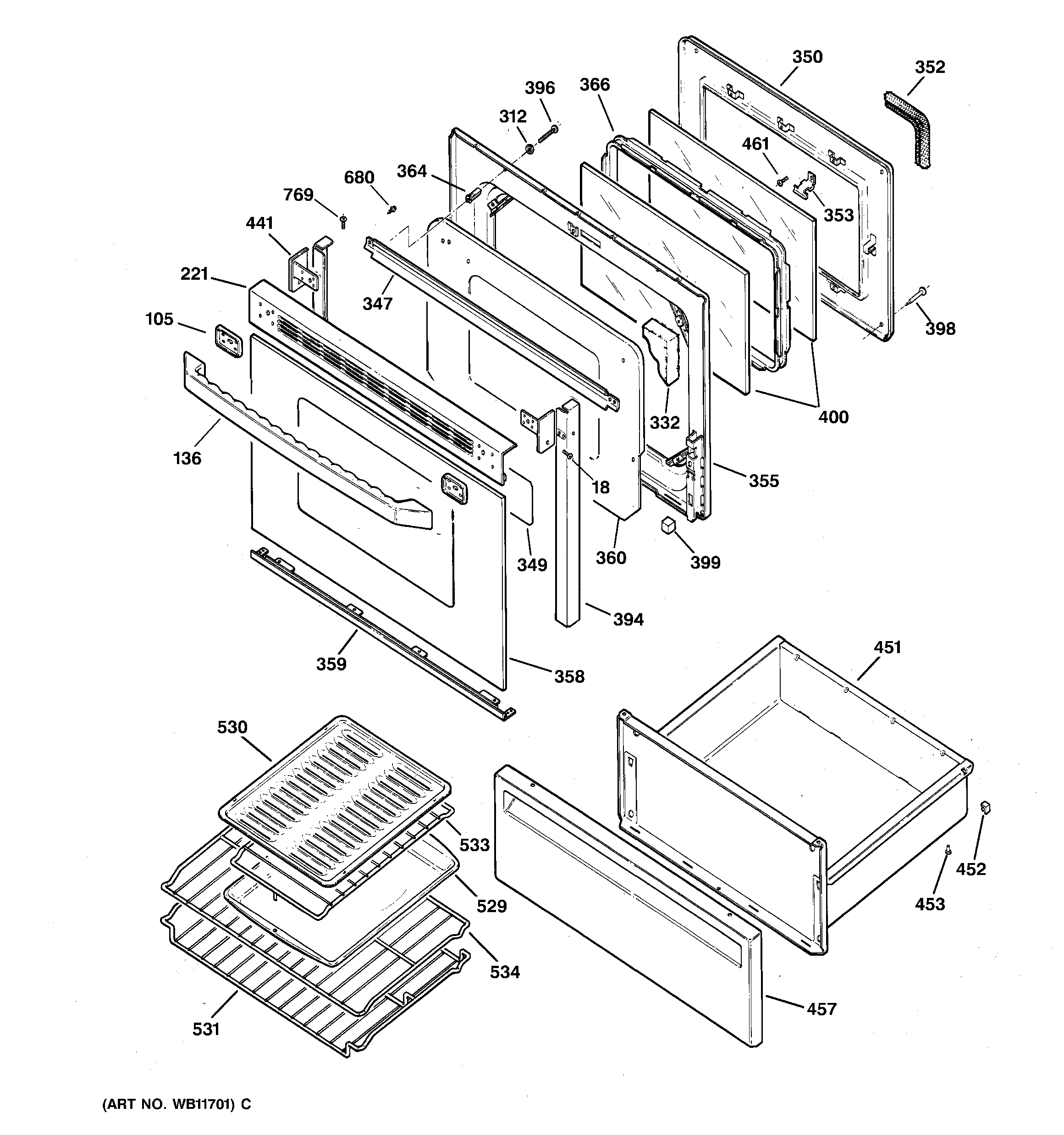 DOOR & DRAWER PARTS