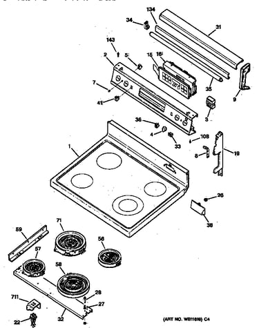 Cooktop & control panel