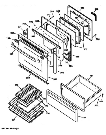Door & drawer parts