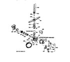 GE GSD650X-71BA motor-pump mechanism diagram