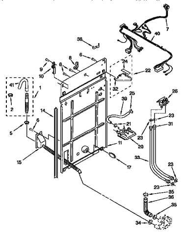 Rear panel