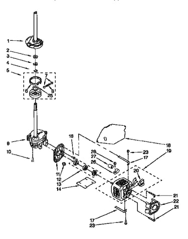 Motor and pump