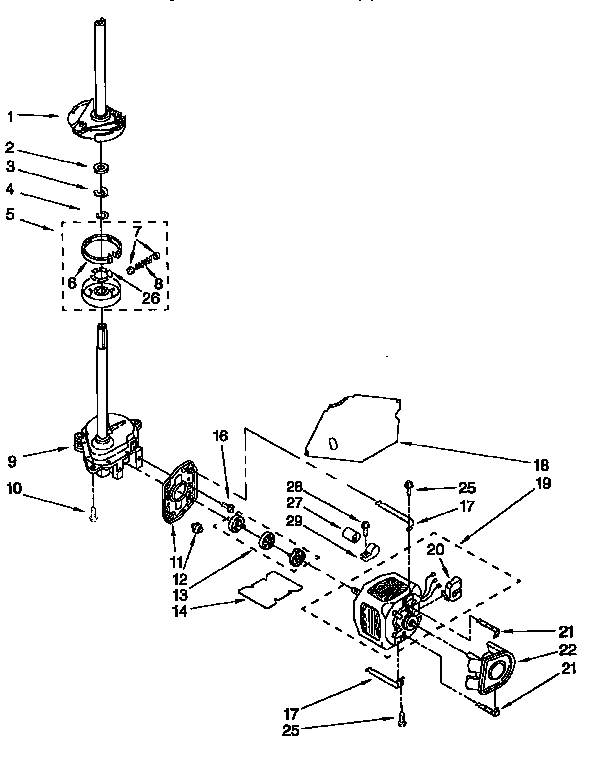 Motor and pump