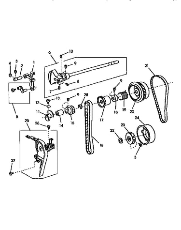 Take up lever
