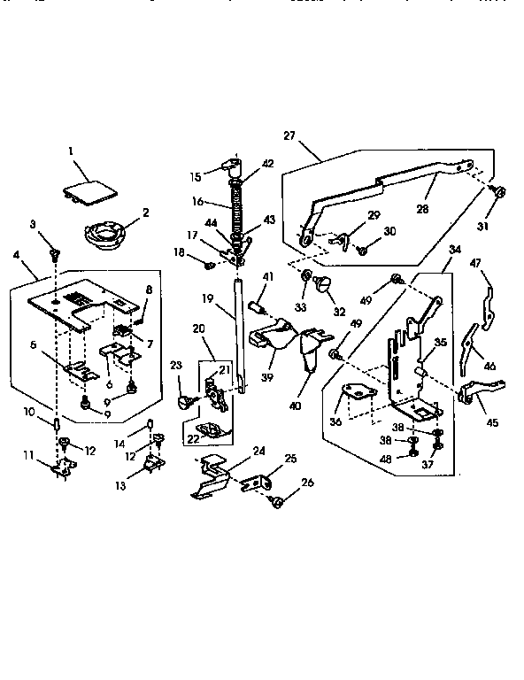 Presser bar assembly