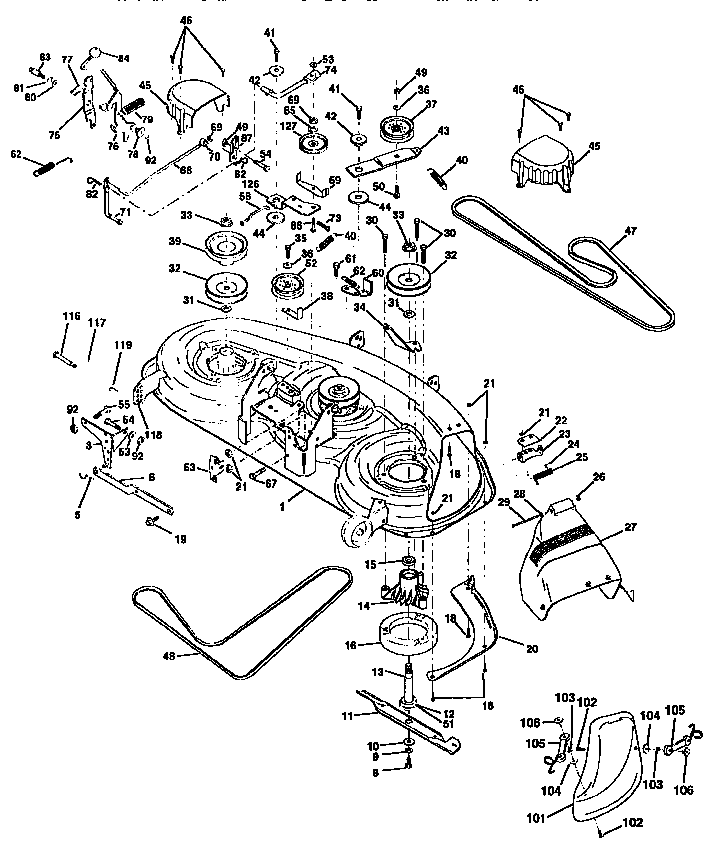 Mower deck