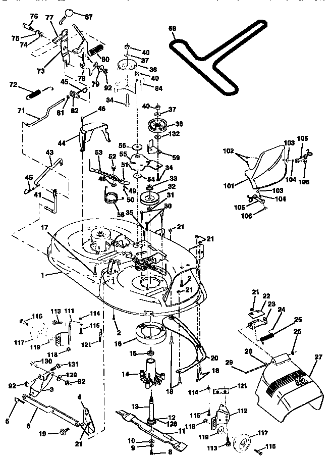 MOWER DECK