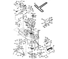 Craftsman 917258551 mower deck diagram