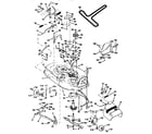 Craftsman 917258561 mower deck diagram