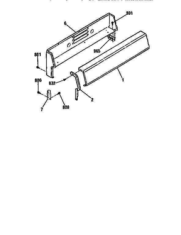 Backguard section