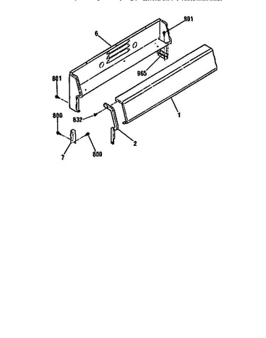Backguard section