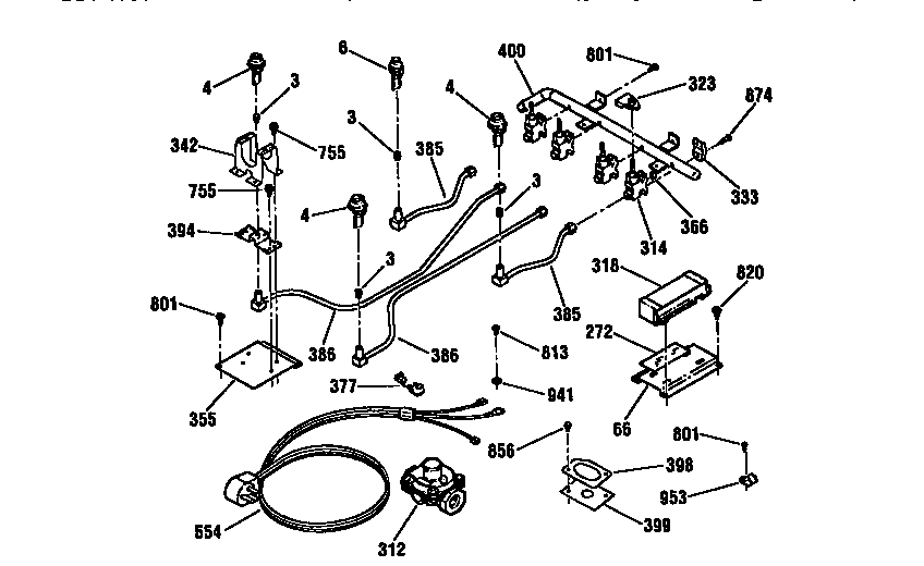 Burner section