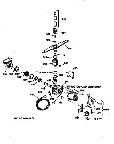 Motor-pump mechanism