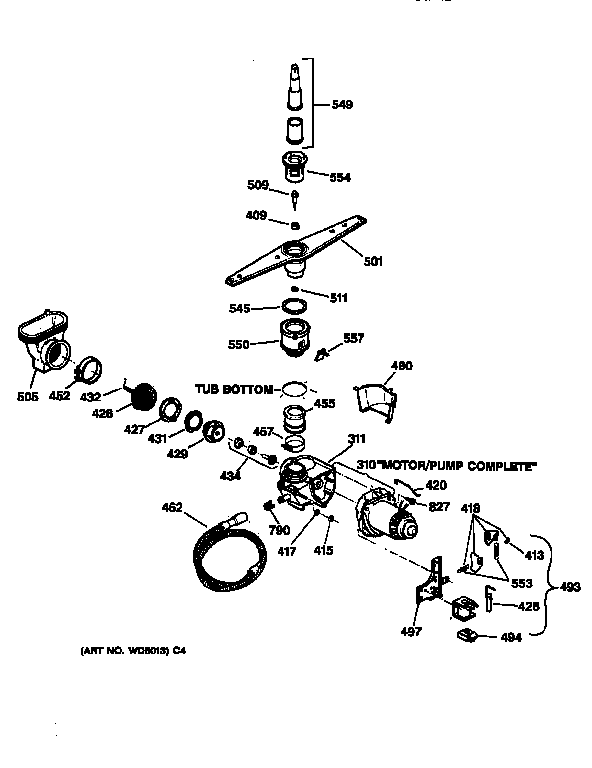 MOTOR-PUMP MECHANISM