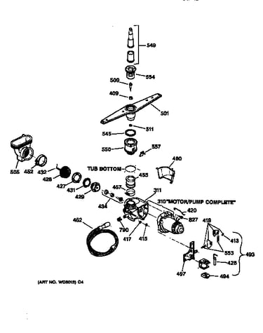 Motor-pump mechanism
