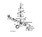 GE GSD720X-71WB motor-pump mechanism diagram