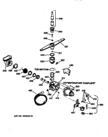 Motor-pump mechanism