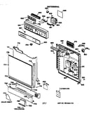 Escutcheon & door assembly