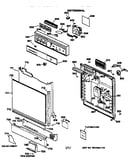 Escutcheon & door assembly