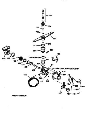 Motor-pump mechanism