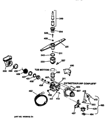 Motor-pump mechanism