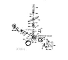 GE GSM603X-71AW motor-pump mechanism diagram