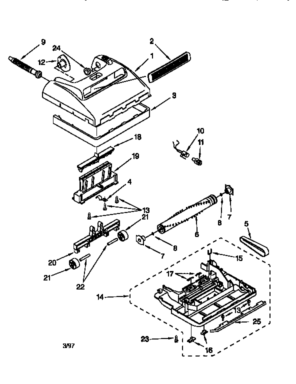 Nozzle and motor