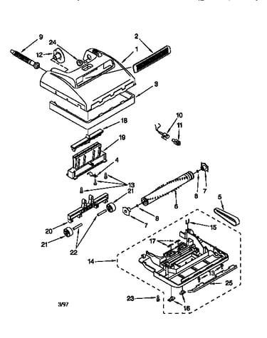Nozzle and motor