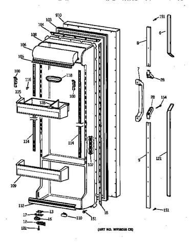 Fresh food door
